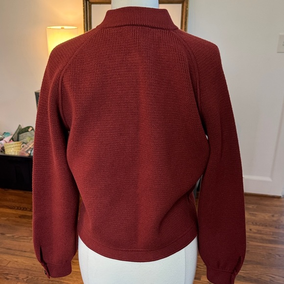 Like New - Sezane Burgundy Cardigan Sweater - Picture 4 of 4